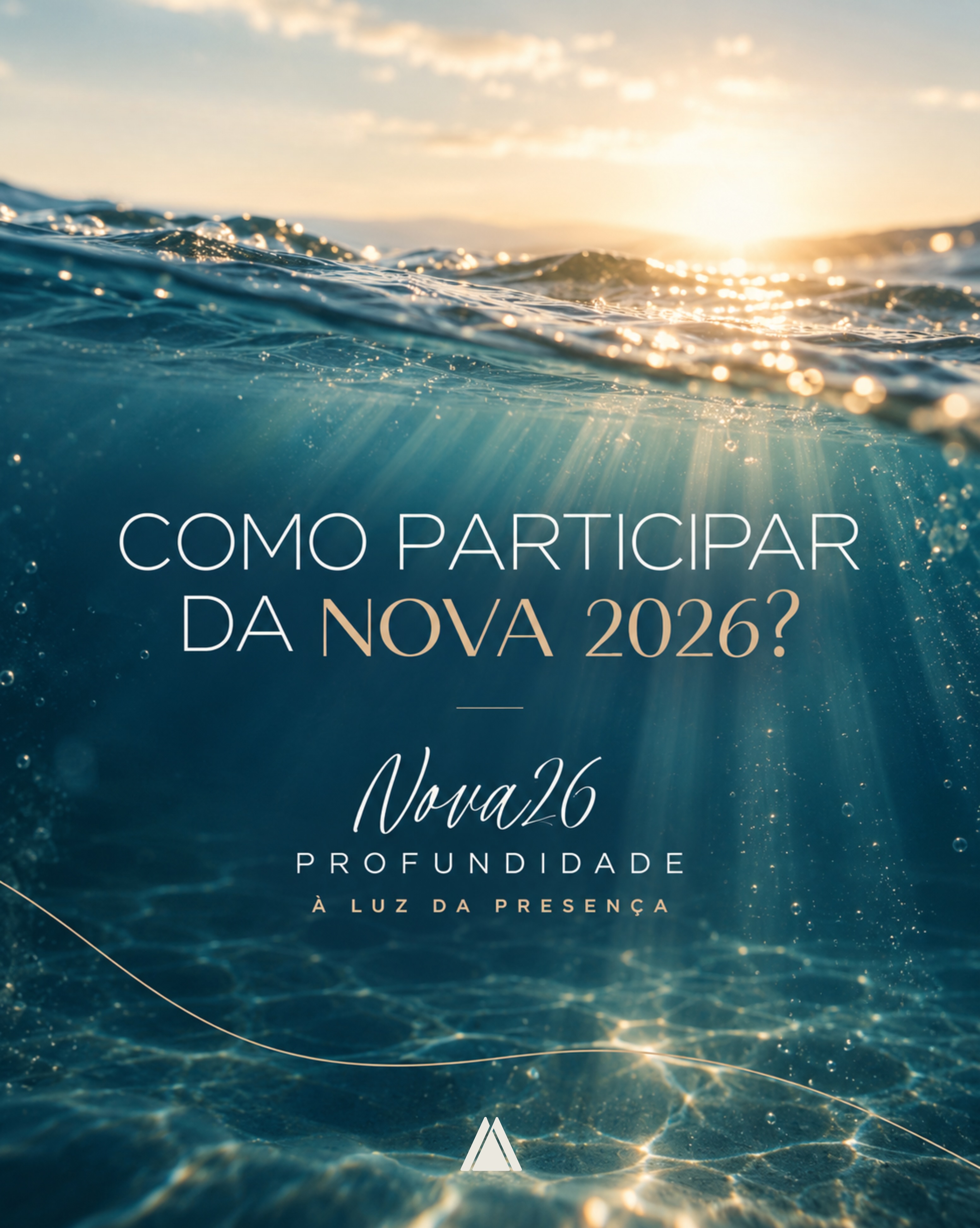 NOVA 26 — PROFUNDIDADE À LUZ DA PRESENÇA. Evento INA João Pessoa, 02 e 03 de outubro.